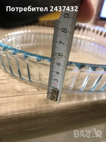 Стъклена форма за сладкиш, снимка 3 - Форми - 47767312