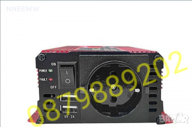 Инвертор 24V-220V 2000W, Преобразувател 24V-220V 2000 вата , снимка 2 - Други стоки за дома - 36189502
