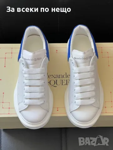 Alexander McQueen Дамски Бели Маратонки👟Дамски Спортни Обувки Александър Макуин Код E375, снимка 2 - Маратонки - 50422336