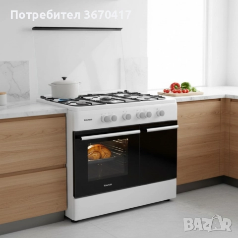 Газова печка Taurus CIG5FWHM – 5 горелки, 70 л фурна, нова/с дефект