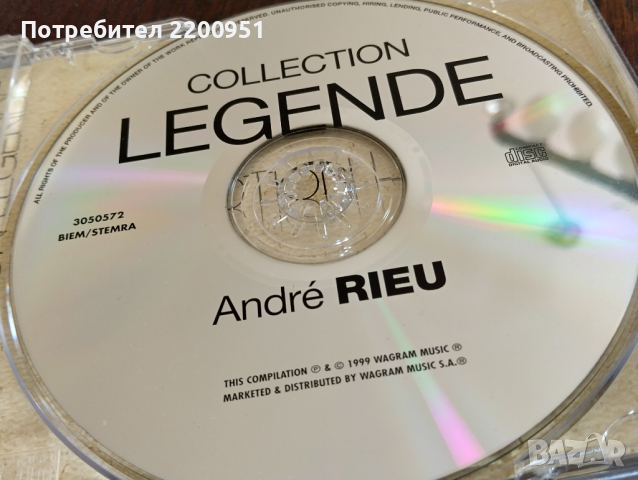 ANDRE RIEU, снимка 5 - CD дискове - 44518338