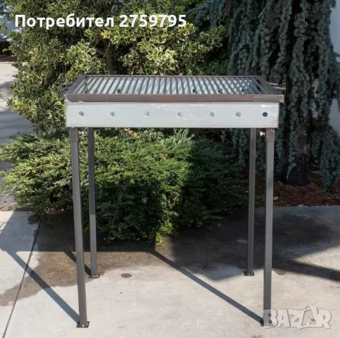НОВО.Голямо градинско барбекю 65×30×67 ,със скара.