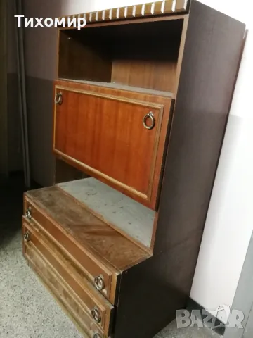 Модулна секция на 3 части (Шкаф, Барче, Скрин) – Продават се заедно или поотделно, снимка 7 - Секции и витрини - 47338454