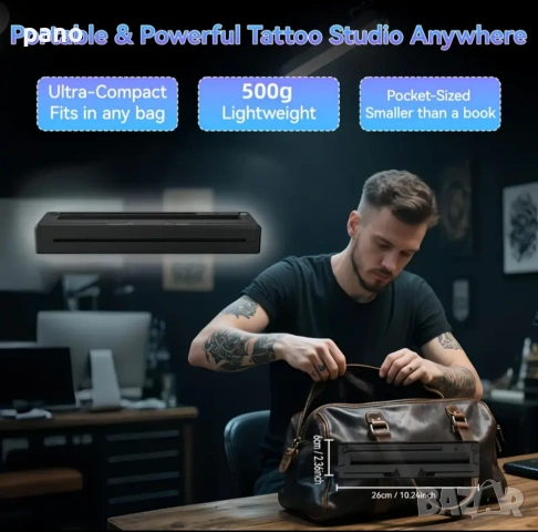Tattoo printer / Термален тату принтер, снимка 11 - Друго оборудване - 53561416