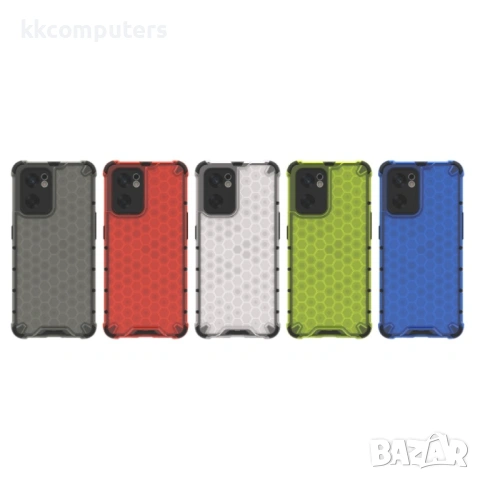 OPPO Reno7 SE 5G Силиконов Калъф Honeycomb TPU и Протектор, снимка 2 - Калъфи, кейсове - 53074374