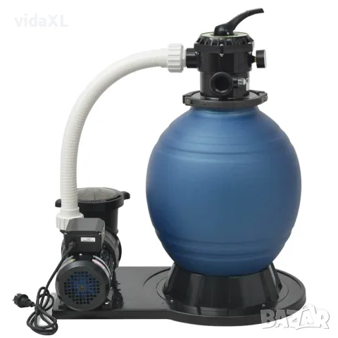 vidaXL Пясъчна филтърна помпа, 1000 W, 16800 л/ч, XL, снимка 1 - Басейни и аксесоари - 56148338