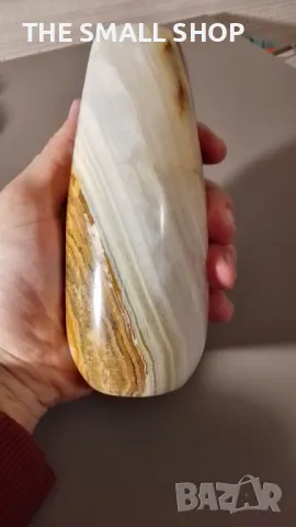 Ваза от естествен камък - мраморен оникс., снимка 5 - Вази - 48158287