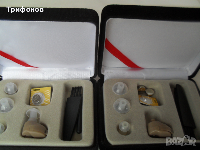  ОРИГИНАЛ мини „Weinberger“ немскки слухов апарат с регулирне на звука+ 3 размера тапи+ сертификат, снимка 4 - Ортопедични стелки - 44805681