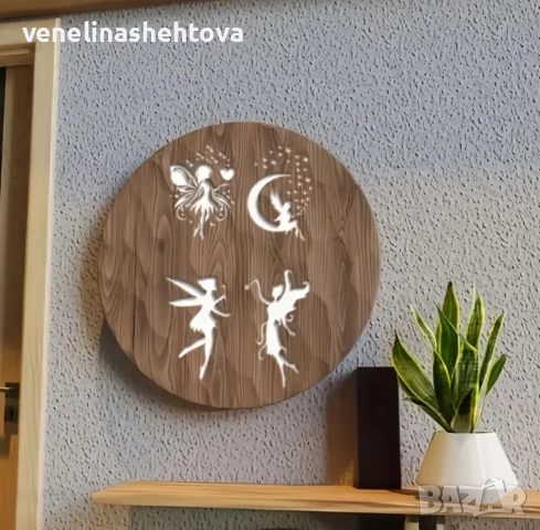 Фея феи звезди луна шаблон стенсил за декорация на торта скрапбукинг текстил дърво , снимка 3 - Други - 52599826