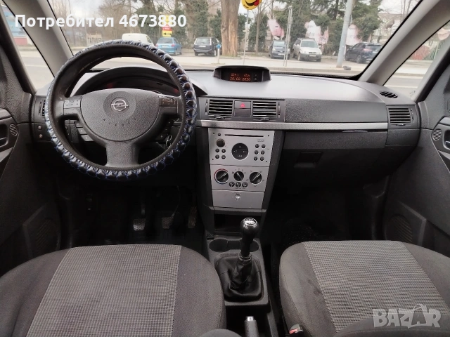 opel meriva 1.6 газ бензин 101 кс 2004 гд, снимка 10 - Автомобили и джипове - 53573927