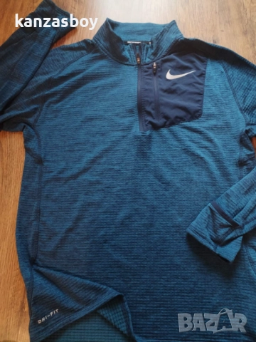 Nike Therma Spehre Element Top Half zip - мъжка термо блуза Л, снимка 4 - Спортни дрехи, екипи - 52309711