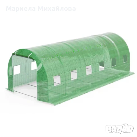 Сглобяема оранжерия - парник с 2 врати и UV защита.Размер: 6х4х2 метра.