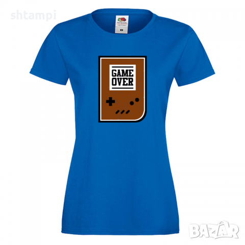 Дамска тениска Game Over,Игра,Игри, снимка 3 - Тениски - 36191069