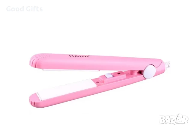 Мини керамична преса за коса за вафли / къдрене, снимка 3 - Преси за коса - 51186722