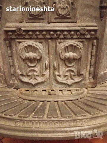 18  век старинна  печка стара печка антикварна камина печка   , снимка 3 - Антикварни и старинни предмети - 51206675