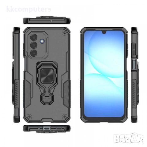 WANLONFENG Защитен калъф с Протектор за Samsung Galaxy A17 5G / A17 4G | Удароустойчив PC+TPU, Стойк, снимка 8 - Калъфи, кейсове - 52198413