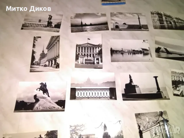 Ленинград 18 нецветни фотоса  1976г. размер 85х55мм като нови , снимка 3 - Колекции - 48452208