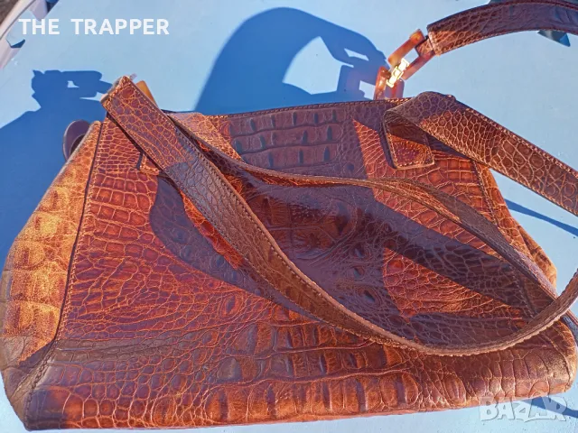 Чанта крокодил, крокодил, дамска чанта,чанта, снимка 2 - Чанти - 49540405