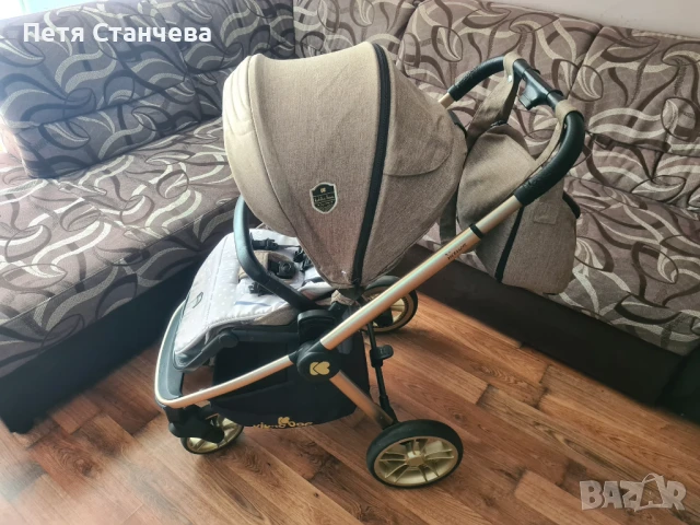 Детска количка 3 в 1 KikkaBoo Vicenza Luxury, снимка 3 - Детски колички - 51232106