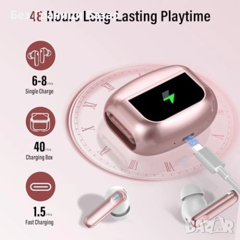 Нови Bluetooth слушалки с шумопотискане, 5 EQ режима, IPX7 водоустойчиви, снимка 4 - Слушалки и портативни колонки - 52135000