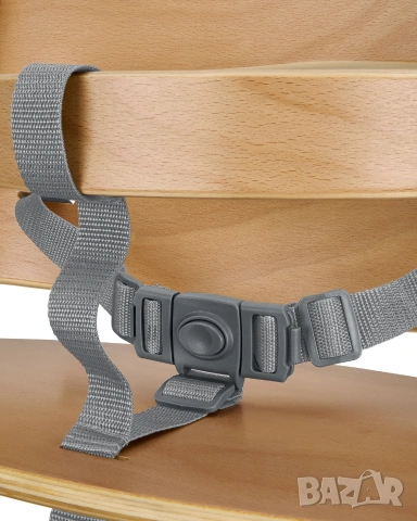 Дървен стол за храненe Nordy Wood

, снимка 7 - Столчета за хранене - 53613971