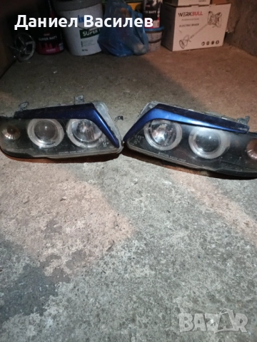 Тунинг фарове ангелски очи и спортни пружини за опел астра ф opel asta f tuning