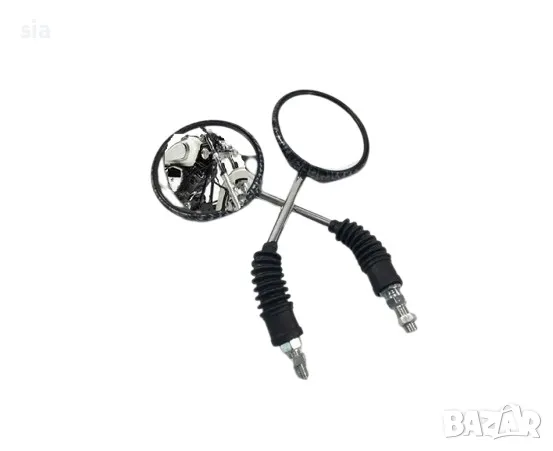 Огледала за мотор с преходници 8/10мм, 2бр, БС08, снимка 3 - Части - 49474727