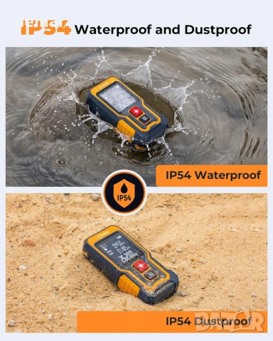 CIGMAN Лазерен далекомер на разстояние до 80 метра, 300mAh, снимка 7 - Други инструменти - 53429819