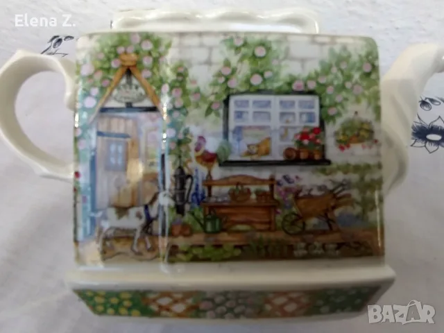Симпатичен малък чайник Sadler Rose Cottage, снимка 7 - Аксесоари за кухня - 56046242