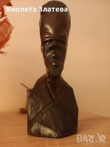 Дървена фигура Абаносово дърво , снимка 2 - Статуетки - 48490476