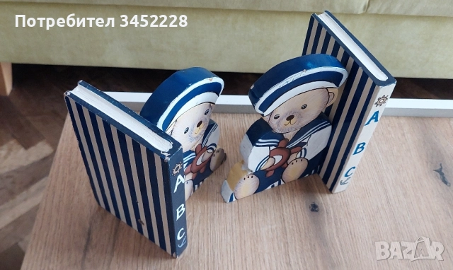 ограничители за книги дървени за ценители , снимка 5 - Антикварни и старинни предмети - 51700350