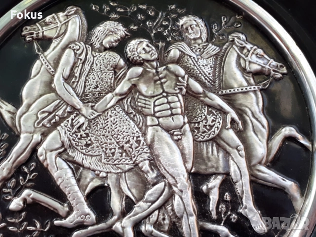 Стар порцелан колекционерска чиния HALANDRI GREECE, снимка 4 - Антикварни и старинни предмети - 53408897