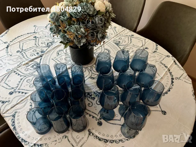 Стъклени чаши за вино 10бр. 490мл./ чаши за вода - безалкохолно 10бр., снимка 8 - Чаши - 55706704