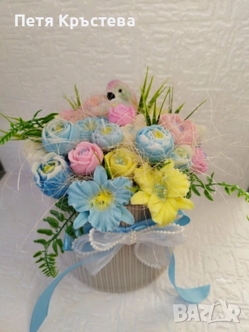 Букети от ароматни соеви свещички