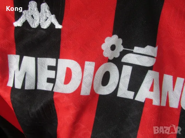 винтидж дълъг ръкав AC Milan kappa фланелка Италия Милан Ajax Холандия футболна тениска Аякс Левски, снимка 5 - Футбол - 56194747