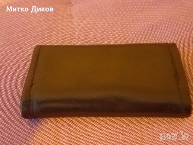 Малко портфейлче марково естествена кожа Калицио Торези 90х50 мм, снимка 3 - Портфейли, портмонета - 53800650