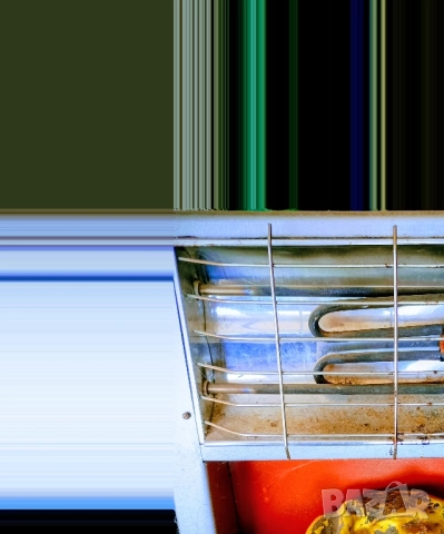 Електрическа камина с имитация на жив огън 