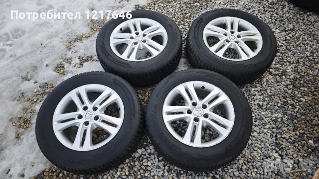 Лизинг TBi 17''Cr-v 225 65 17 Джанти+Зимни Hankook DOT1524 Honda, снимка 5 - Гуми и джанти - 49309515