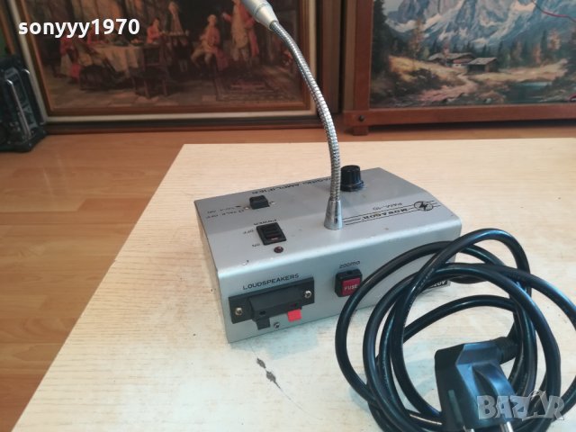monacor pam-10 paging amplifier from germany 2402221641, снимка 8 - Ресийвъри, усилватели, смесителни пултове - 35904689
