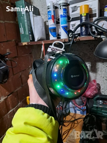 Мощна Bluetooth Тонколона Denver с RGB LED Ефекти, снимка 3 - Тонколони - 53687956