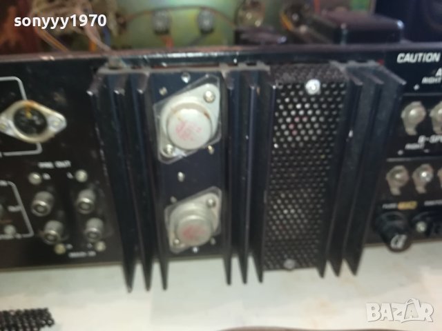 ЯПОНСКИ УСИЛВАТЕЛ С ЯКИ ТРАНЗОВЕ 2802240834, снимка 2 - Ресийвъри, усилватели, смесителни пултове - 44506261