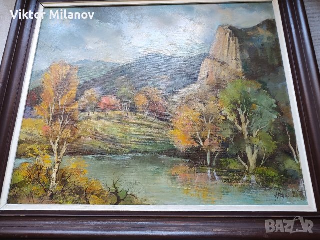 Маслена стара картина, снимка 5 - Картини - 41876589