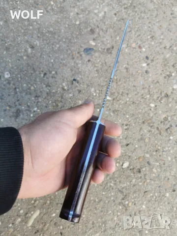 Български ръчна изработка със текстолитена дръжка , снимка 11 - Ножове - 50425008