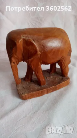 малка дървена  пластика на слон- 3 бр., снимка 2 - Колекции - 49735389