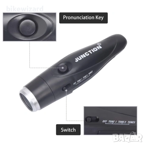 Electronic Sports Whistle One-Hand Operation – Black 52 Електронна спортна свирка НОВА, снимка 4 - Други спортове - 53150476
