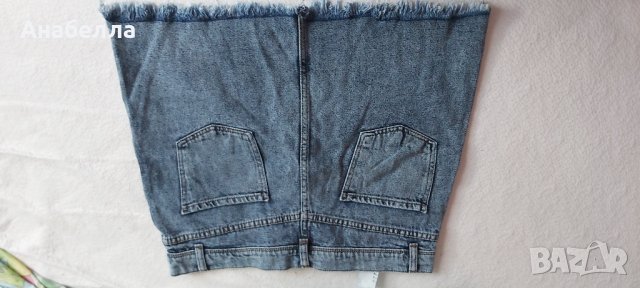 Къса дънкова пола, снимка 3 - Поли - 41484351