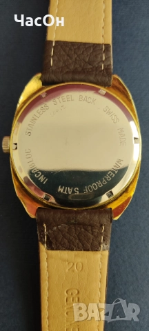 BETINA - швейцарски, механичен, 20 микрона позлата, снимка 8 - Други ценни предмети - 51989129