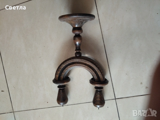 Свещник, снимка 3 - Антикварни и старинни предмети - 53242144