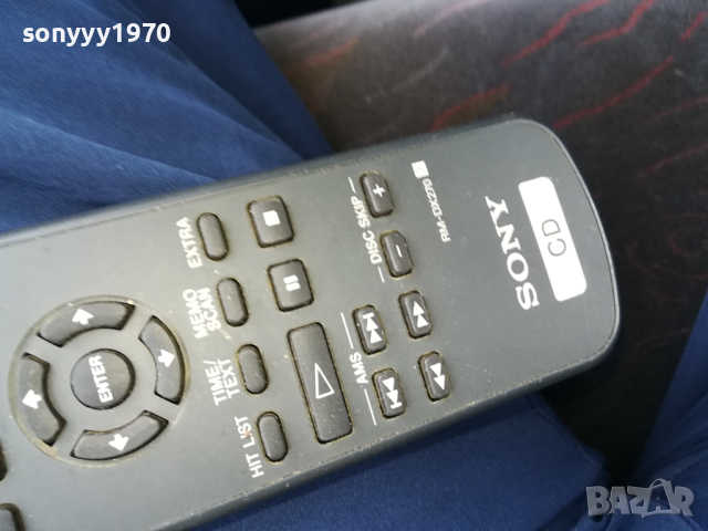 *SONY CD REMOTE CONTROL-ВНОС SWISS 1503241640, снимка 2 - Ресийвъри, усилватели, смесителни пултове - 44780105