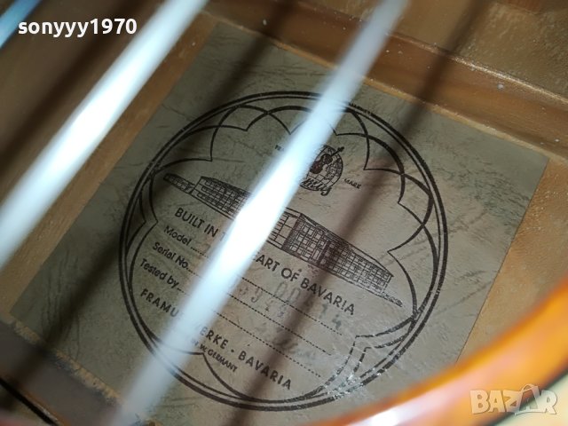 FRAMUS-MADE IN WEST GERMANY 0305231341, снимка 7 - Китари - 40574668